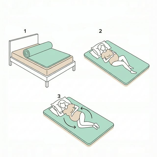 Schemat użycia maty